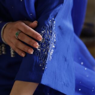 Suit design for women blue kurta set