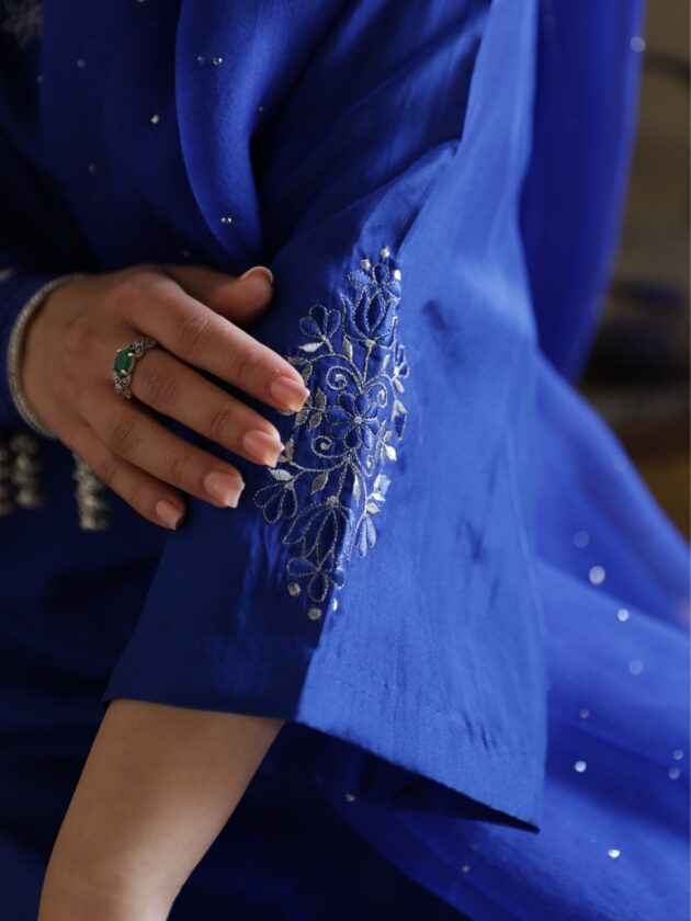 Suit design for women blue kurta set