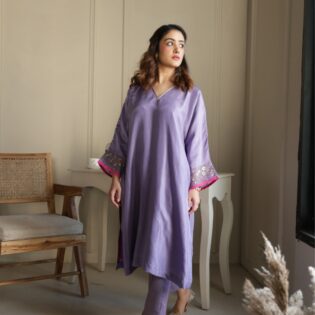 Women Silk kaftan set online indian wear