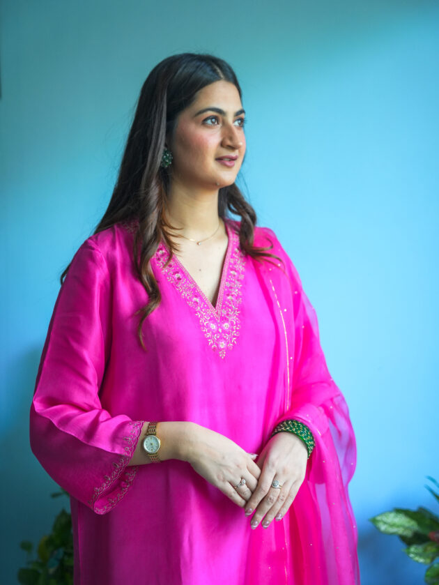 Rani Pink Kurta set