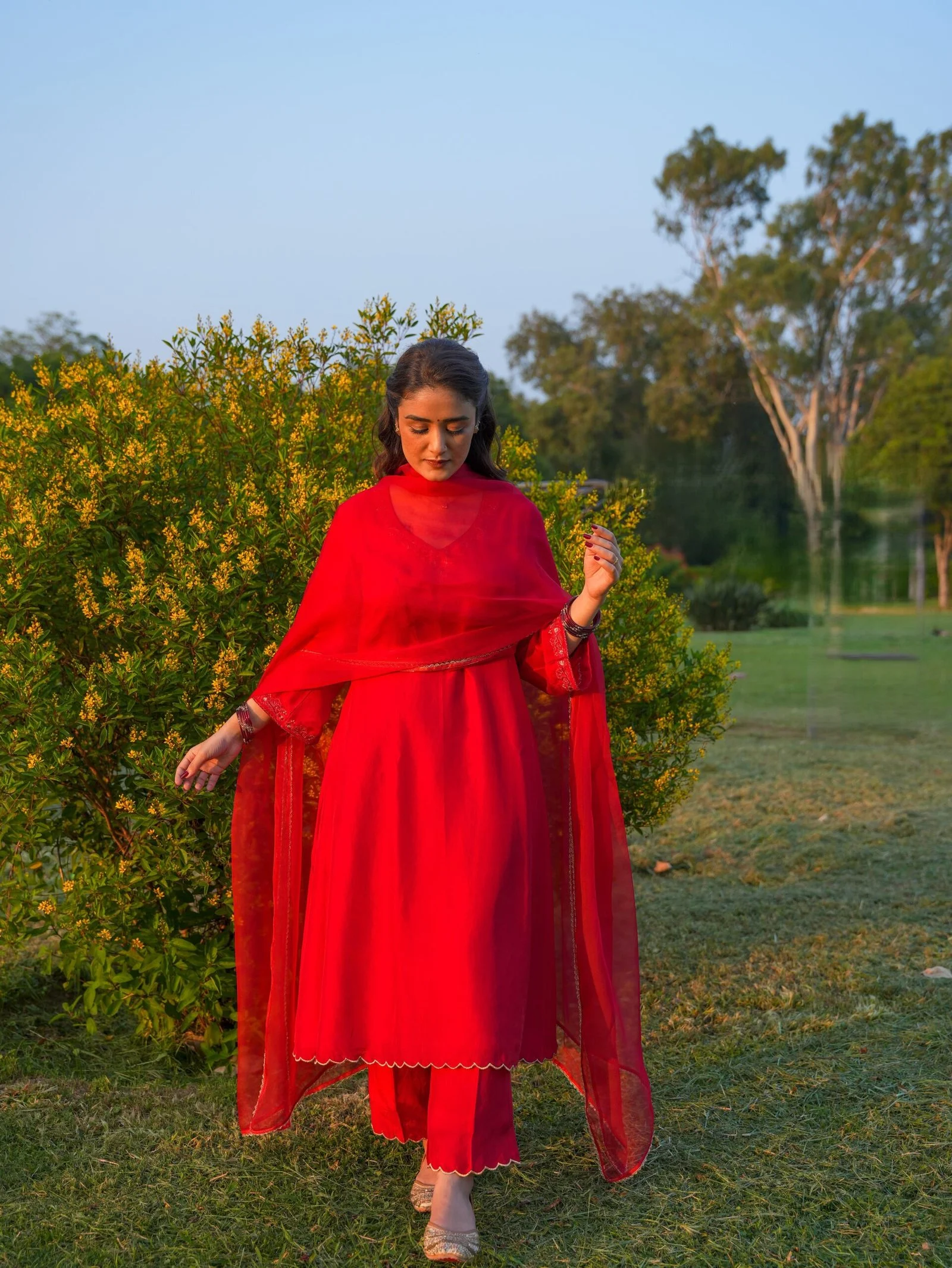 silk suit with dupatta